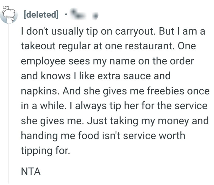 Let's head into the comments section and find out what other Redditors have to say about the story