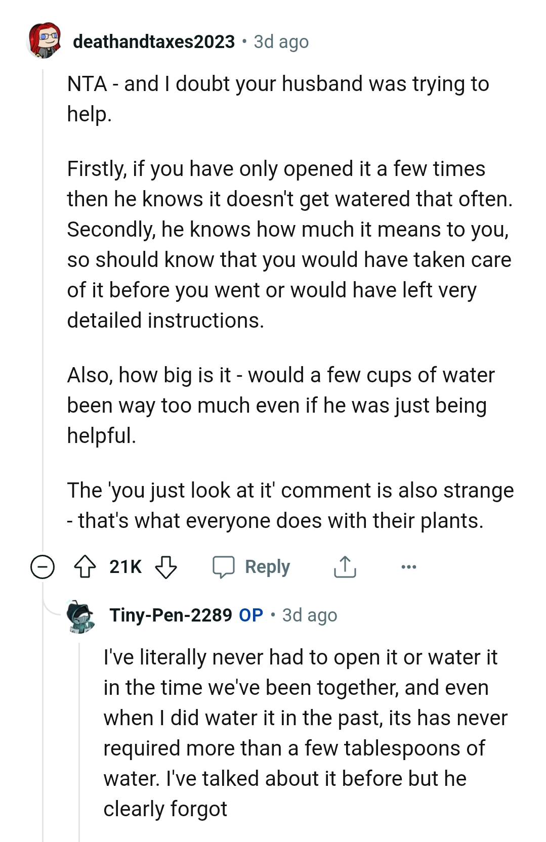 That Is What Everyone Does with Their Plants