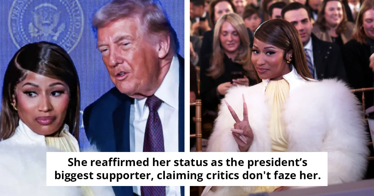 Nicki Minaj shares her thoughts after receiving a 'significant gift' from Trump.