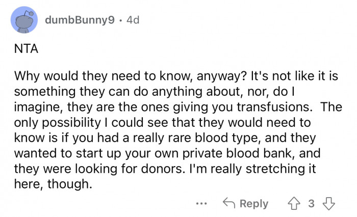 The parents might want to prepare for the worst-case scenario.