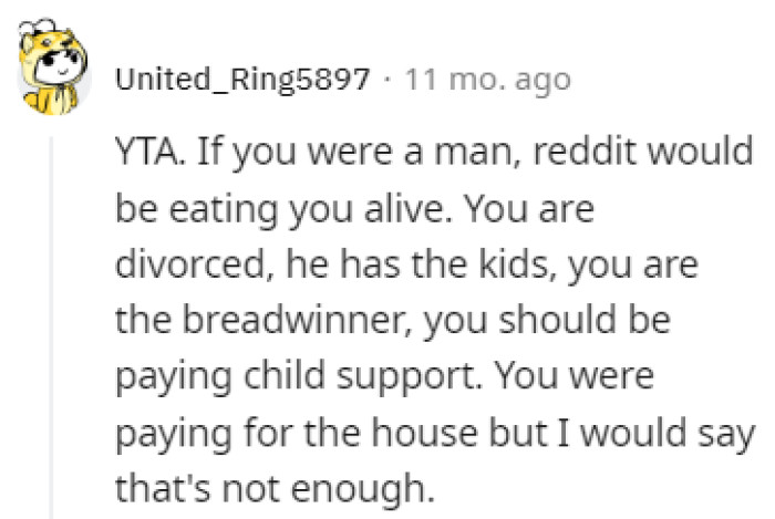 Double standards here?