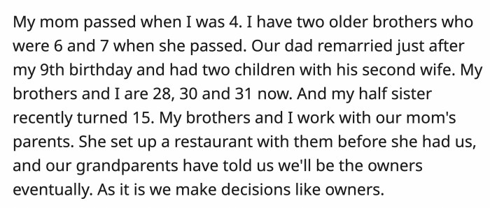 Read the full Reddit post below: