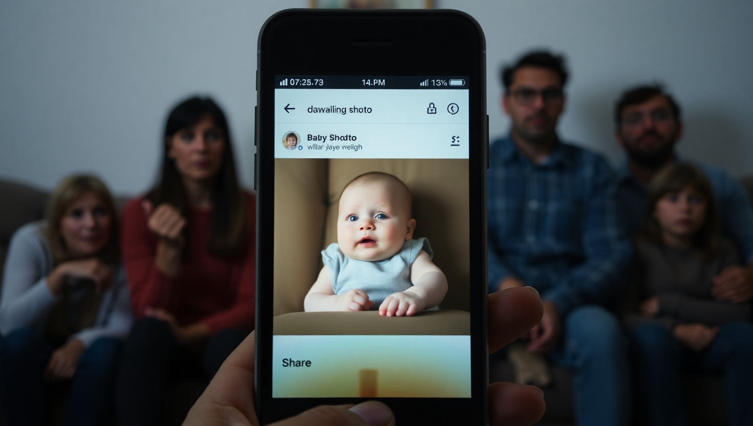 Am I the Jerk for Sharing a Family Baby Photo Without Permission?