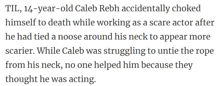 36. When you act so well that people cannot tell what is acting and what is reality.