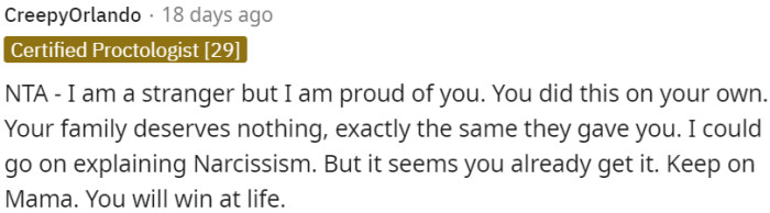 OP's strength and resilience shine through as she navigates the challenges of single motherhood