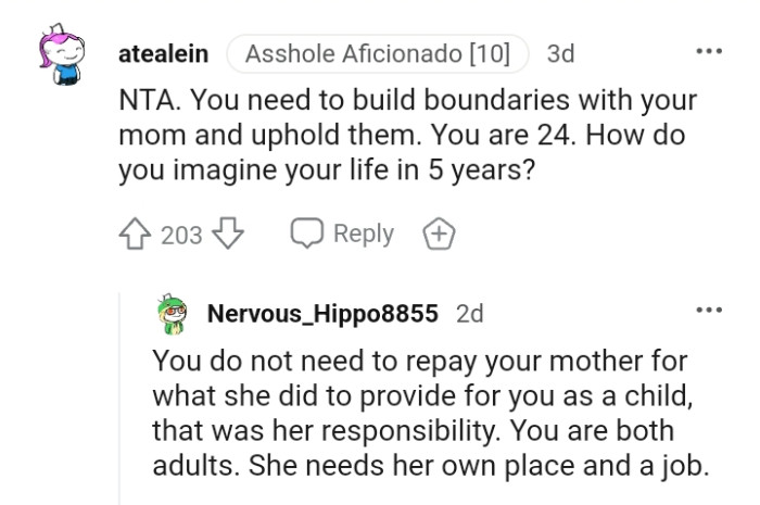 This Redditor wants to know how the OP will manage her life in the next five years