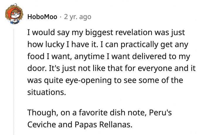 7. Ceviche and Papas Rellanas from Peru