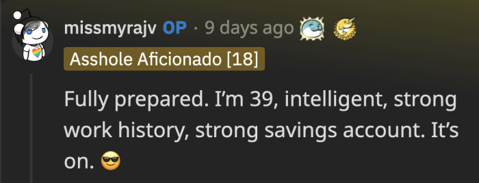 OP's armed and ready to face the principal.