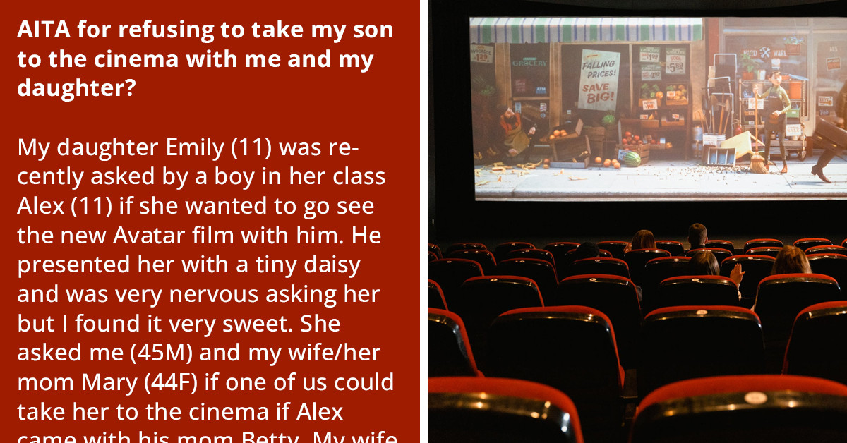 Redditor Shaperones His Daughter On Her First "Date," Wife Insists He Takes His Younger Son Along