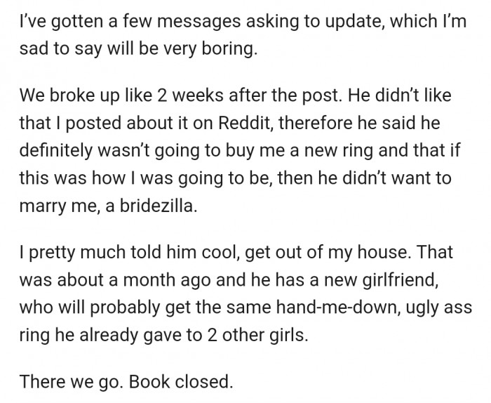 Unfortunately, their beautiful love story turned sour