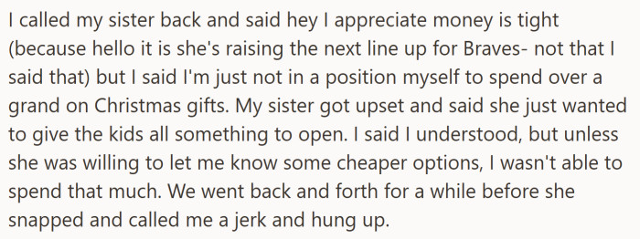 What started as an honest budget talk turned tense fast, ending in a sharp accusation and a disconnected call.