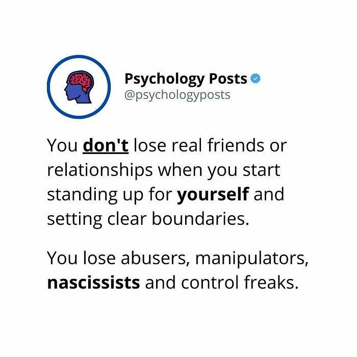 Nothing's wrong with standing up for yourself.