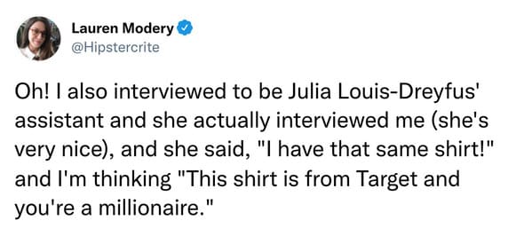 Interviewed by Julia Louis-Dreyfus