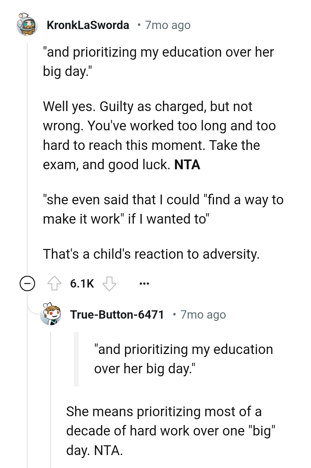 The OP has worked too long and hard to forfeit it