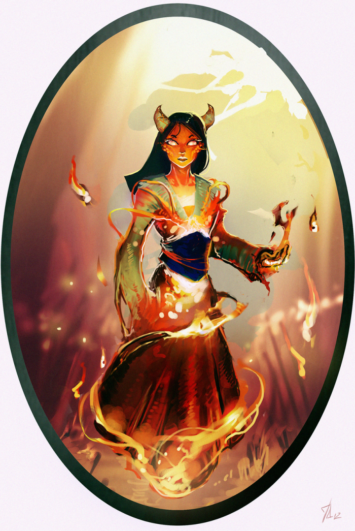 4. Mulan: Element of Fire
