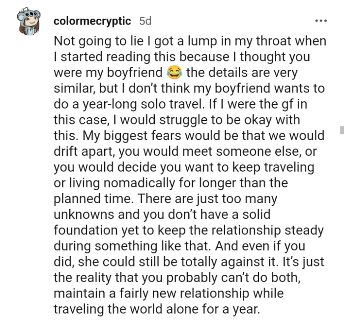 There are just too many unknowns and there's no solid foundation