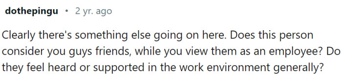 Maybe there's something else going on here