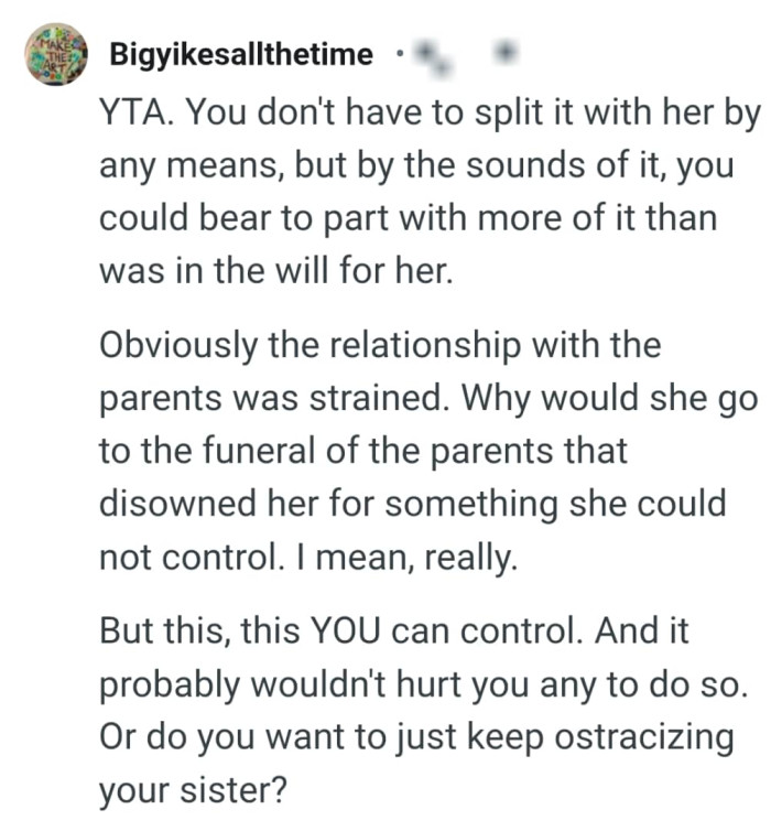 The OP can bear to part with some of the money