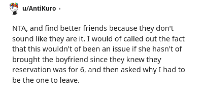 I would've called them out worse than OP did.