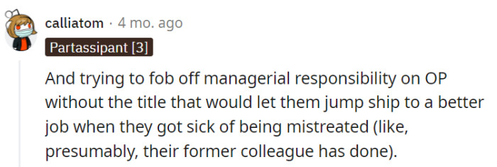 Expecting them to manage without the proper title is like making them sail without a captain's hat or a lifeboat. It's smart not to fall for it.
