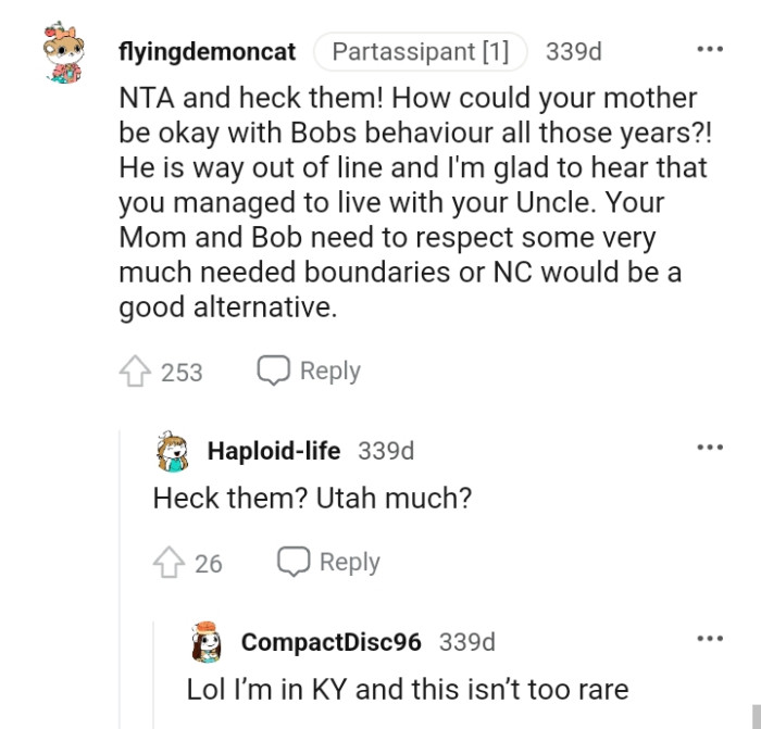 This Redditor says that OP's dad is way out of line