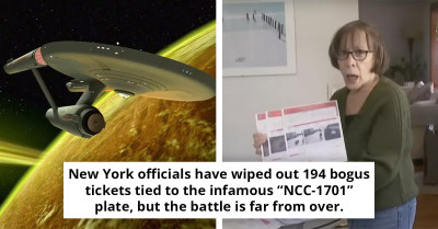 Retired Long Island Grandma Battles Hundreds of Fines and Traffic Violations Over Having ‘Star Trek’ License Plate