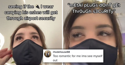 Woman Detained After Getting Caught By Airport Security With Her Boyfriend's Ashes In Her Butt