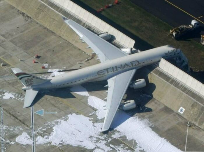 "In 2007, A Brand-New Airbus A340-600 (For Etihad) Was Wrecked During A Ground Engine Test In Toulouse"