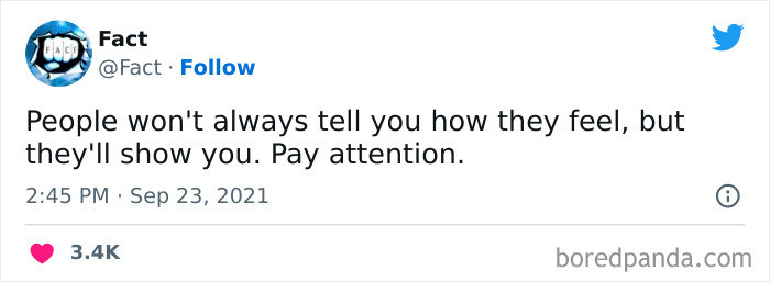 20. People cannot hide feelings