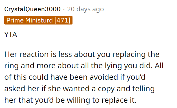 Clearly, everyone thinks that OP is in the wrong here, and he should have never done this.