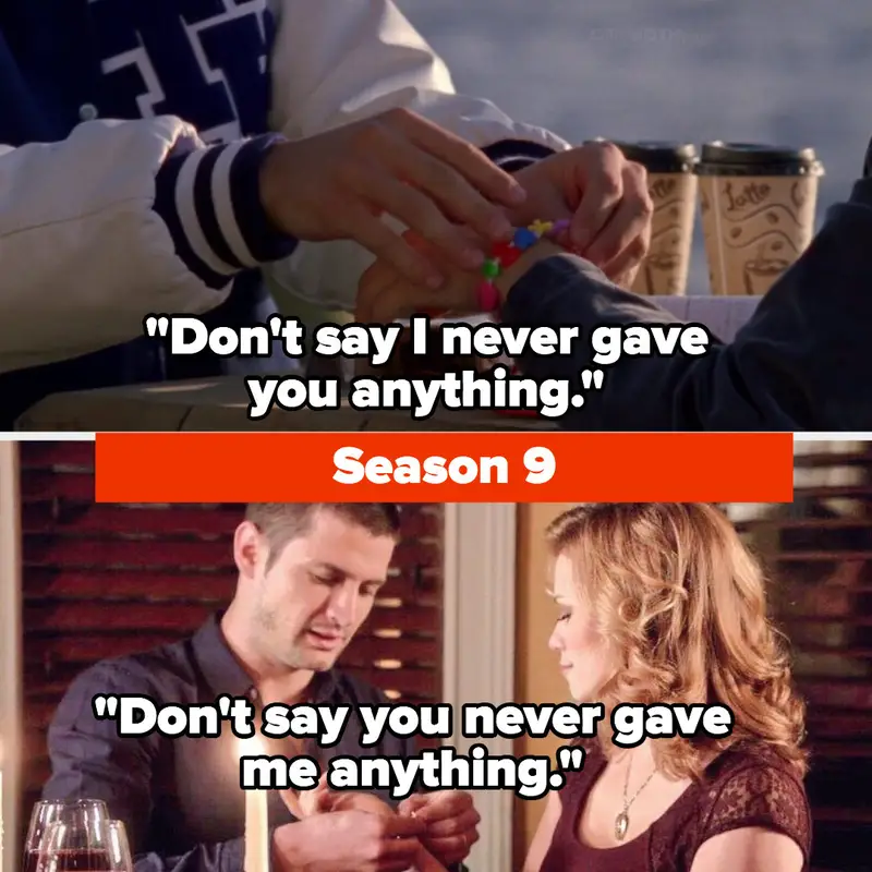 5. On One Tree Hill, when Nathan and Haley recalled their catchphrase.