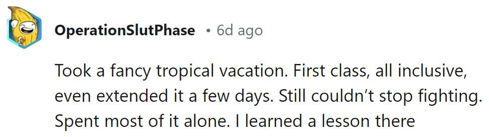 A fancy tropical vacation