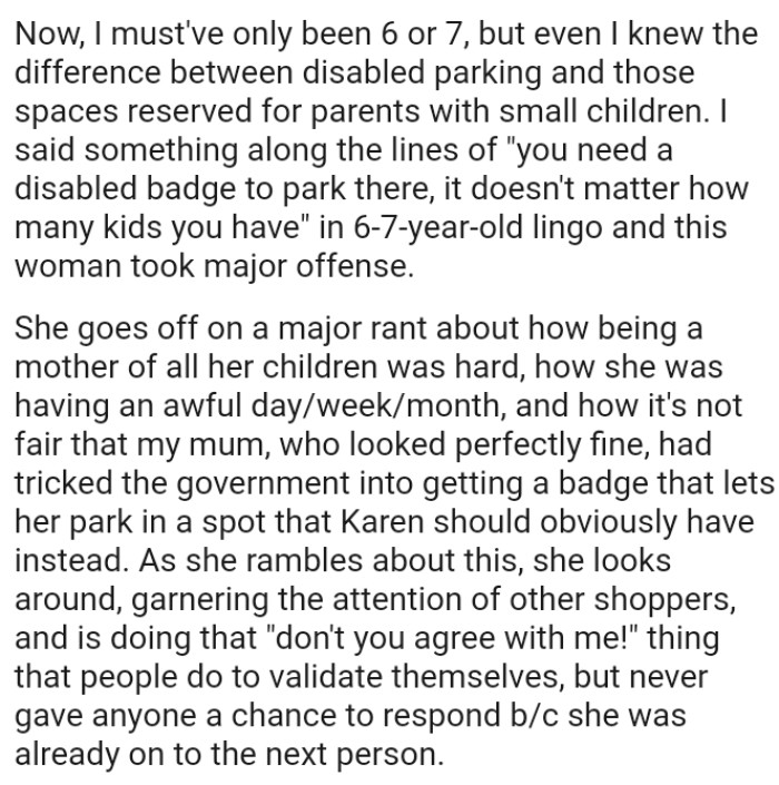 She goes off on a major rant about how being a mother of all her children was hard