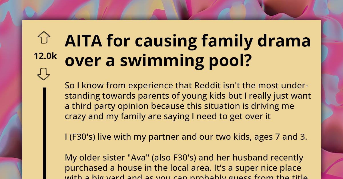 Entitled Mom Blasts Sister For Barring Her Diaper-Clad Toddler From Pool Playtime To Avoid Any “Potty Accident”