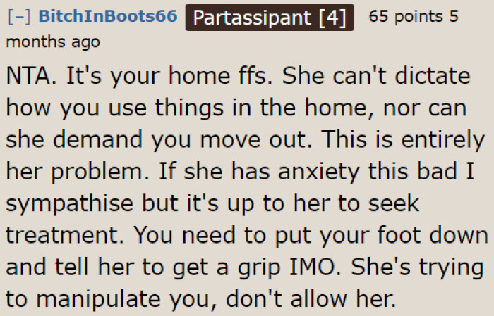 The Roommate Should Only Be Upset If the OP Isn't Taking the Necessary Precautions.