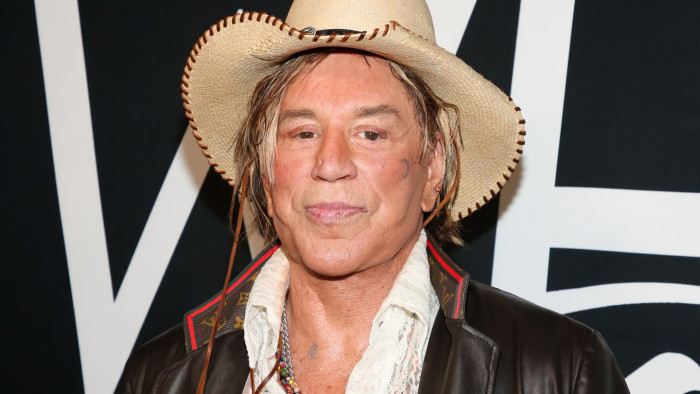 Mickey Rourke speaks about a GoFundMe fundraiser and eviction concerns