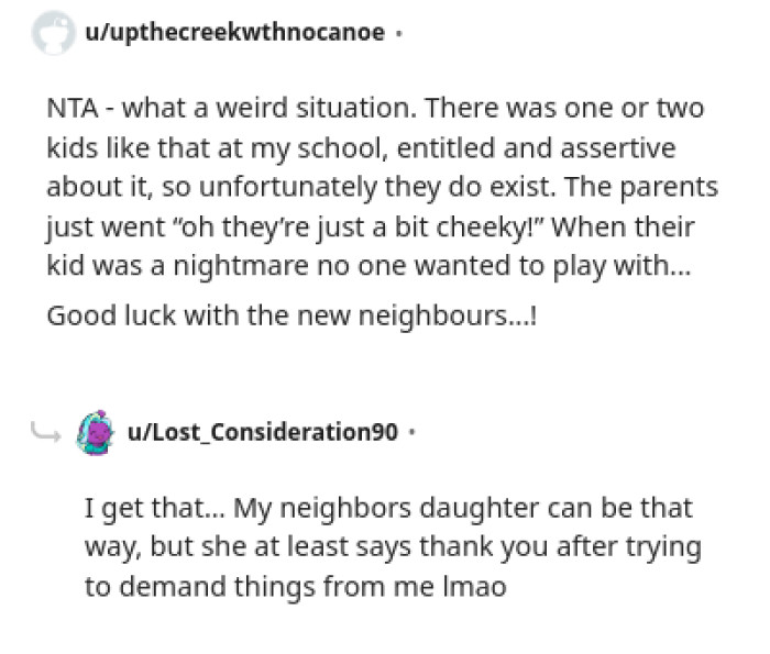 This Redditor says there were one or two kids like that at their school