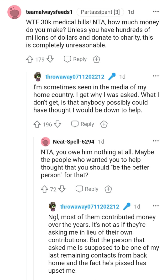 This is completely unreasonable to this redditor