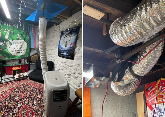 "Muggy Michigan Basement On A 100° Day, No Problem!"