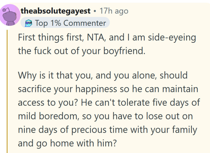 It’s a hard truth—if one partner’s comfort always comes first, the other’s joy quietly disappears.