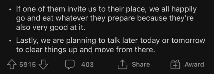 OP is planning to have a talk with his GF to clear things out.