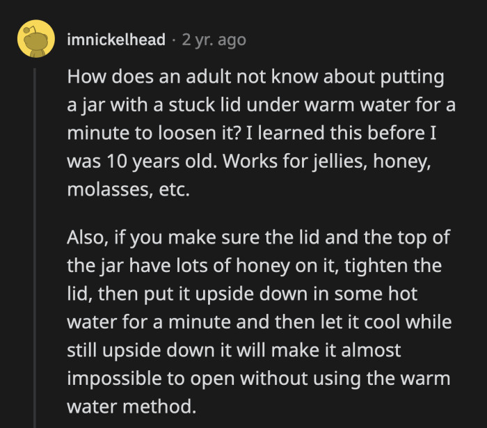 Redditors gave OP plenty of advice on how to make the lid even tighter