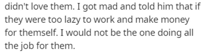 OP agreed to pay for 2/3 of the money he asked for, but he wasn't happy with that