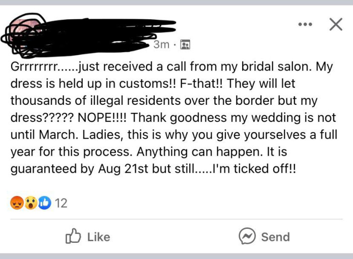 38. Her engagement brought out a nice racist glow in her complexion.