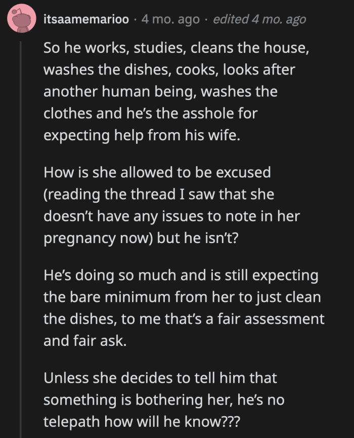 While others think that OP should feel guilty about what he did, others think otherwise