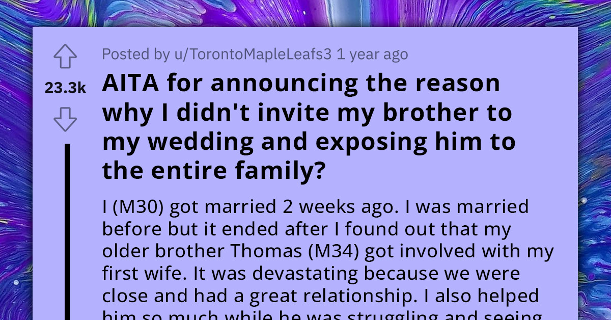 Wedding Ceremony Turns Into Live Drama As Groom Reveals His Brother's Affair With His Ex-Wife