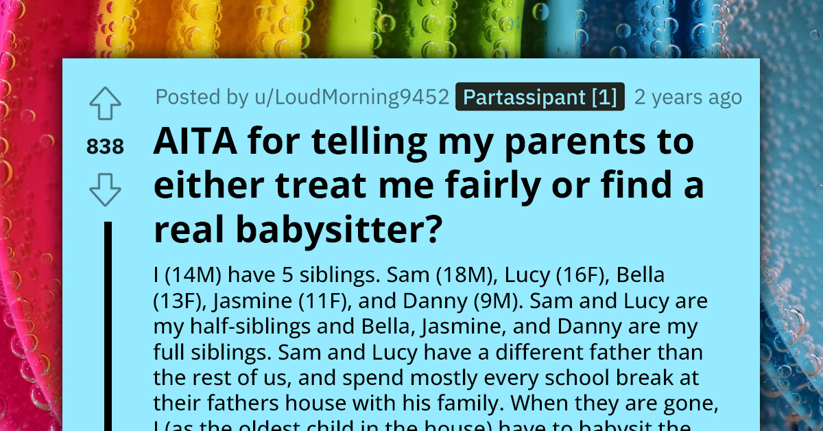 Teenager Puts His Foot Down After Spending His Entire Winter Break Babysitting His Siblings