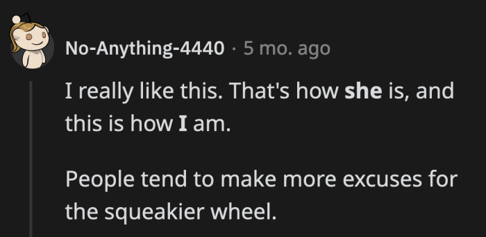 Her sister is free to make all the jokes about OP's traumatic experience she wants. OP doesn't have to sit there and take it.