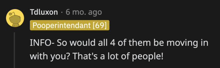 Even if Mae had maintained a relationship with OP all those years, asking to move in with her is too big of an ask.