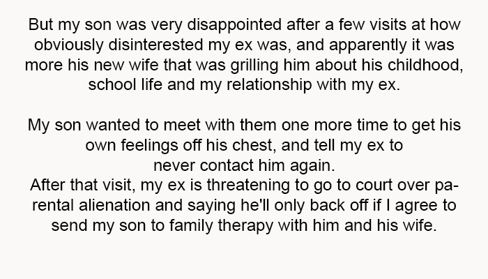 My ex wasn't abusive or a morally bankrupt person